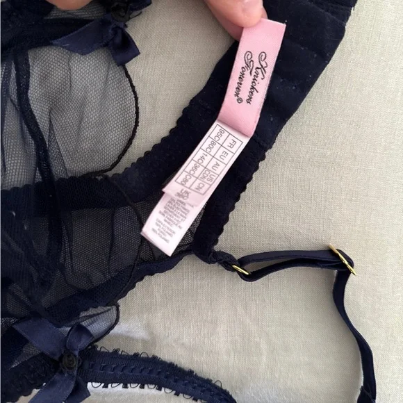 Agent Provocateur Black Sheer Mesh Bra - Picture 4 of 5